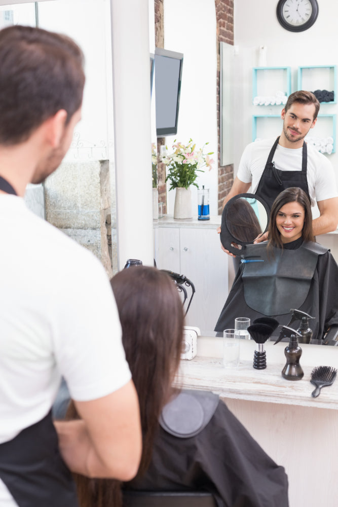 Vorher-Nachher: Glow-Up mit Farbe und Schnitt